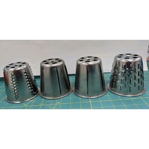 Kitchen Aid Slicer Shredder Vegetable Chopper Attachments Set of 4